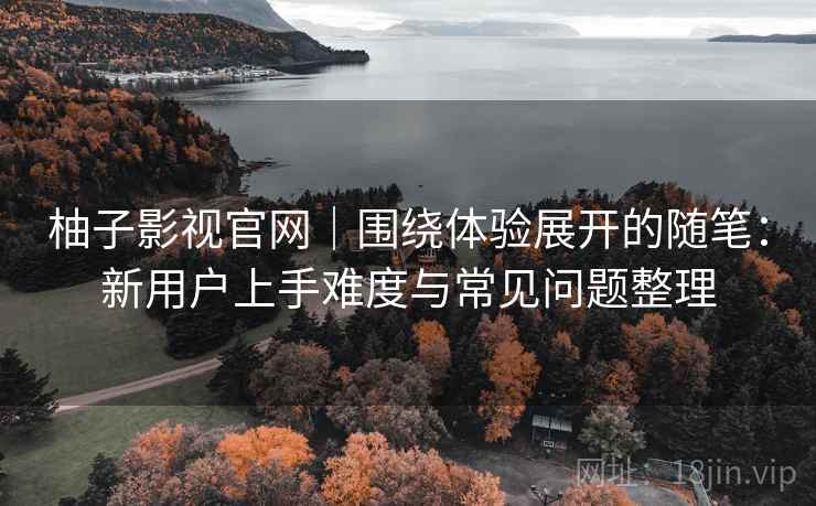 柚子影视官网｜围绕体验展开的随笔：新用户上手难度与常见问题整理