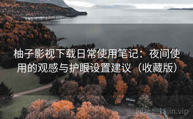 柚子影视下载日常使用笔记：夜间使用的观感与护眼设置建议（收藏版）