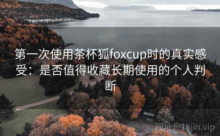 第一次使用茶杯狐foxcup时的真实感受:是否值得收藏长期使用的个人判断 第一次使用茶杯狐foxcup时的真实感受:是否值得收藏长期使用的个人判断